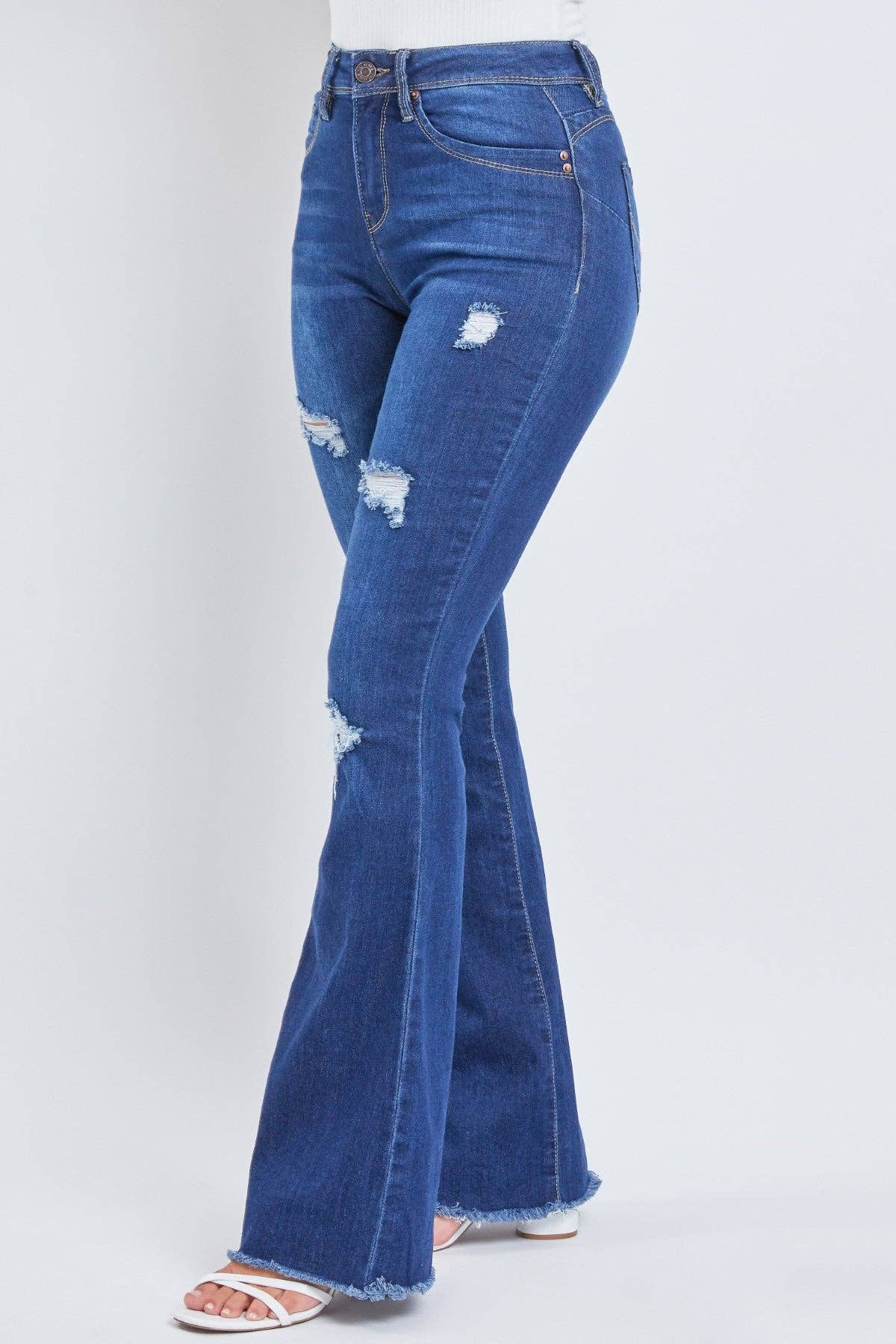 Junior WannaBettaButt High-Rise Super Flare Jean