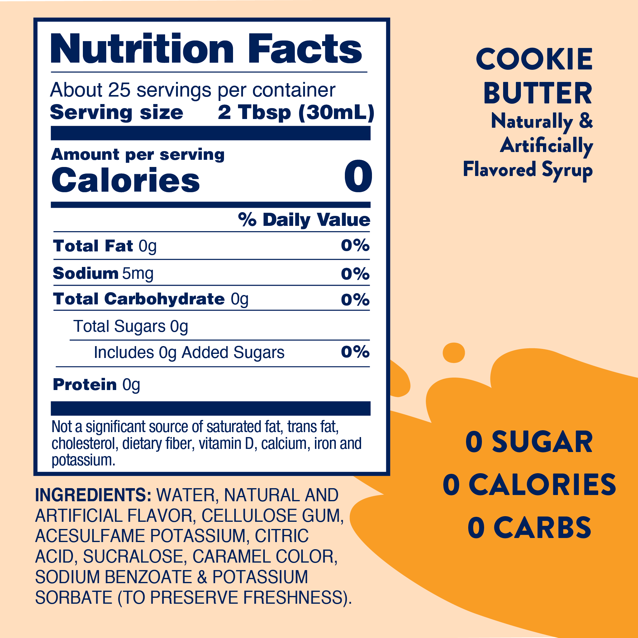 New- Sugar Free Cookie Butter Syrup