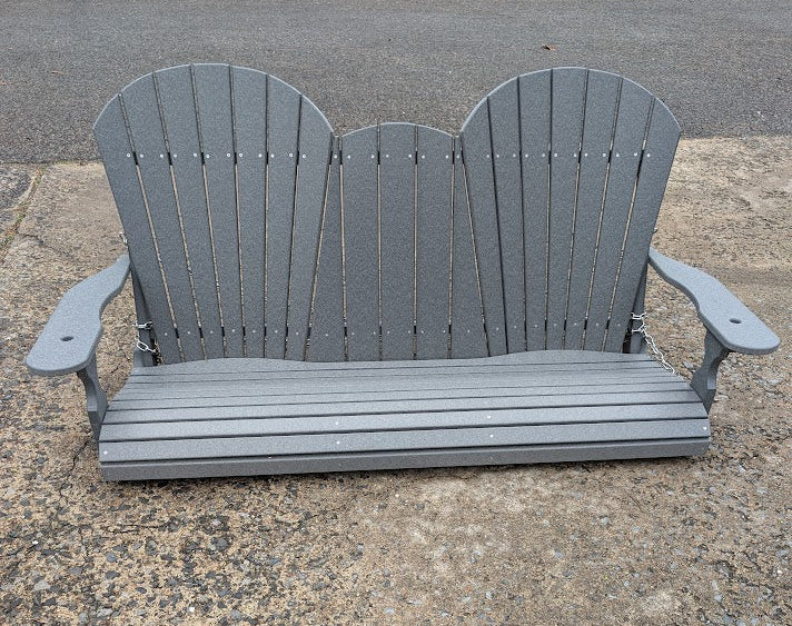 5ft Barrel Back Poly Swing 