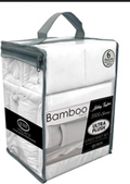 6-piece solid color bamboo sheet set in full or queen with 2000 thread count softness