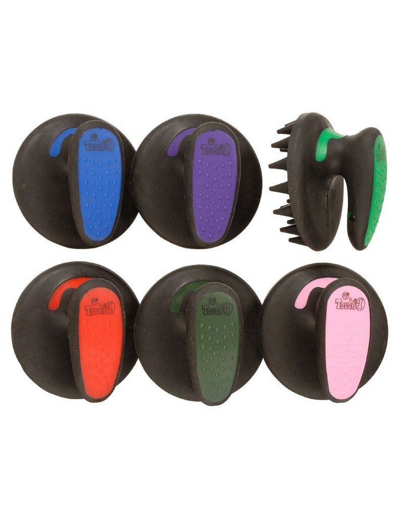 Pet Grooming Brush with Massaging Bumps & Rubber Grip