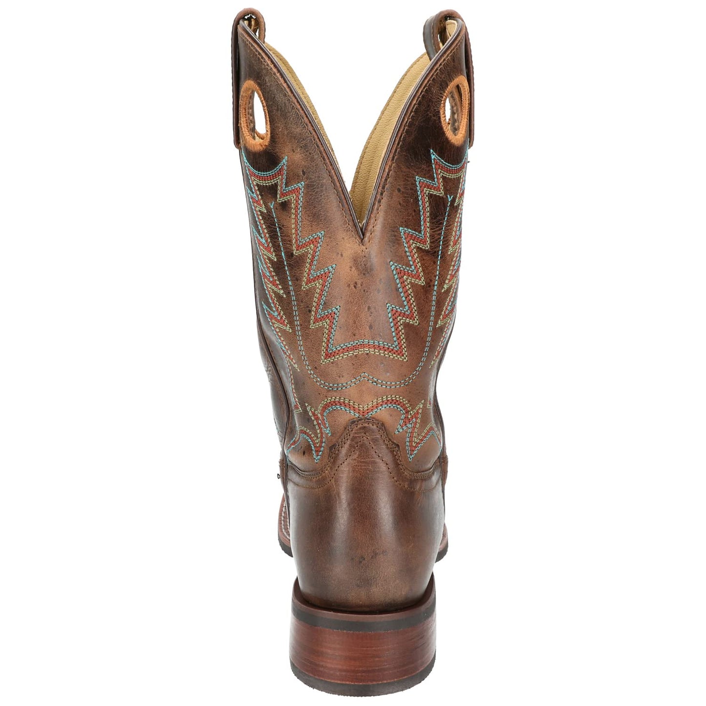 Smoky Men's Blake Bomber Tan and Brown Leather Western Cowboy Boot