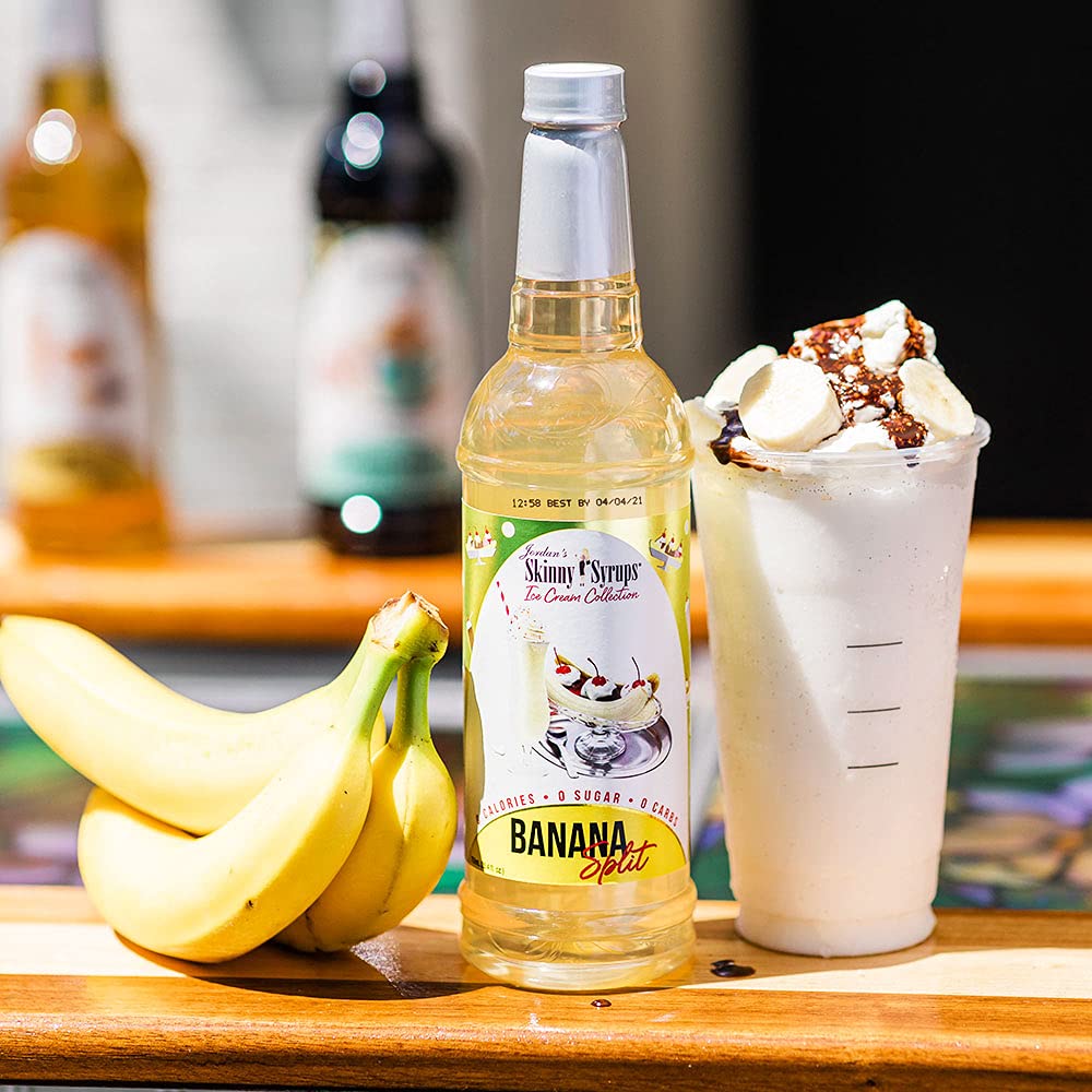 Jordan's Skinny Syrups Sugar Free Banana Split Syrup