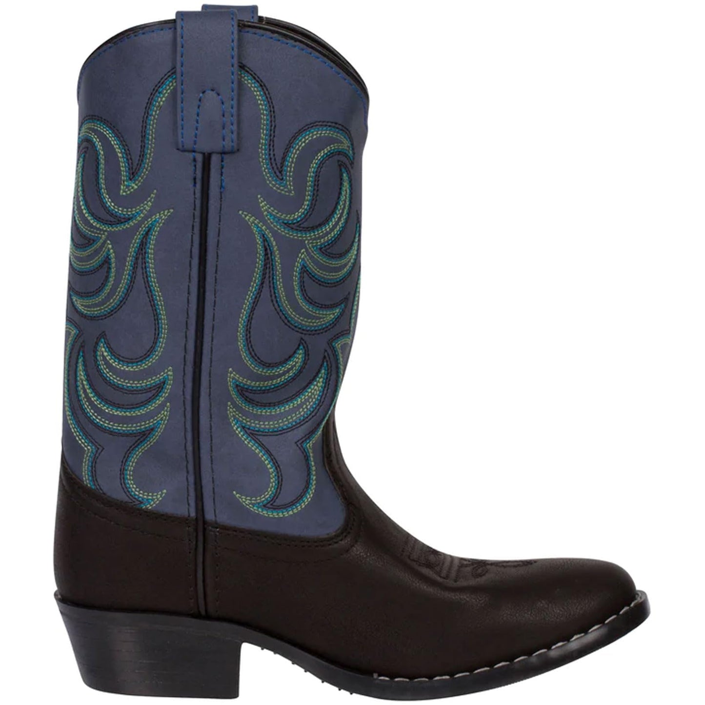 Smoky Mountain Boys Black/Blue Monterey Western Cowboy Boots