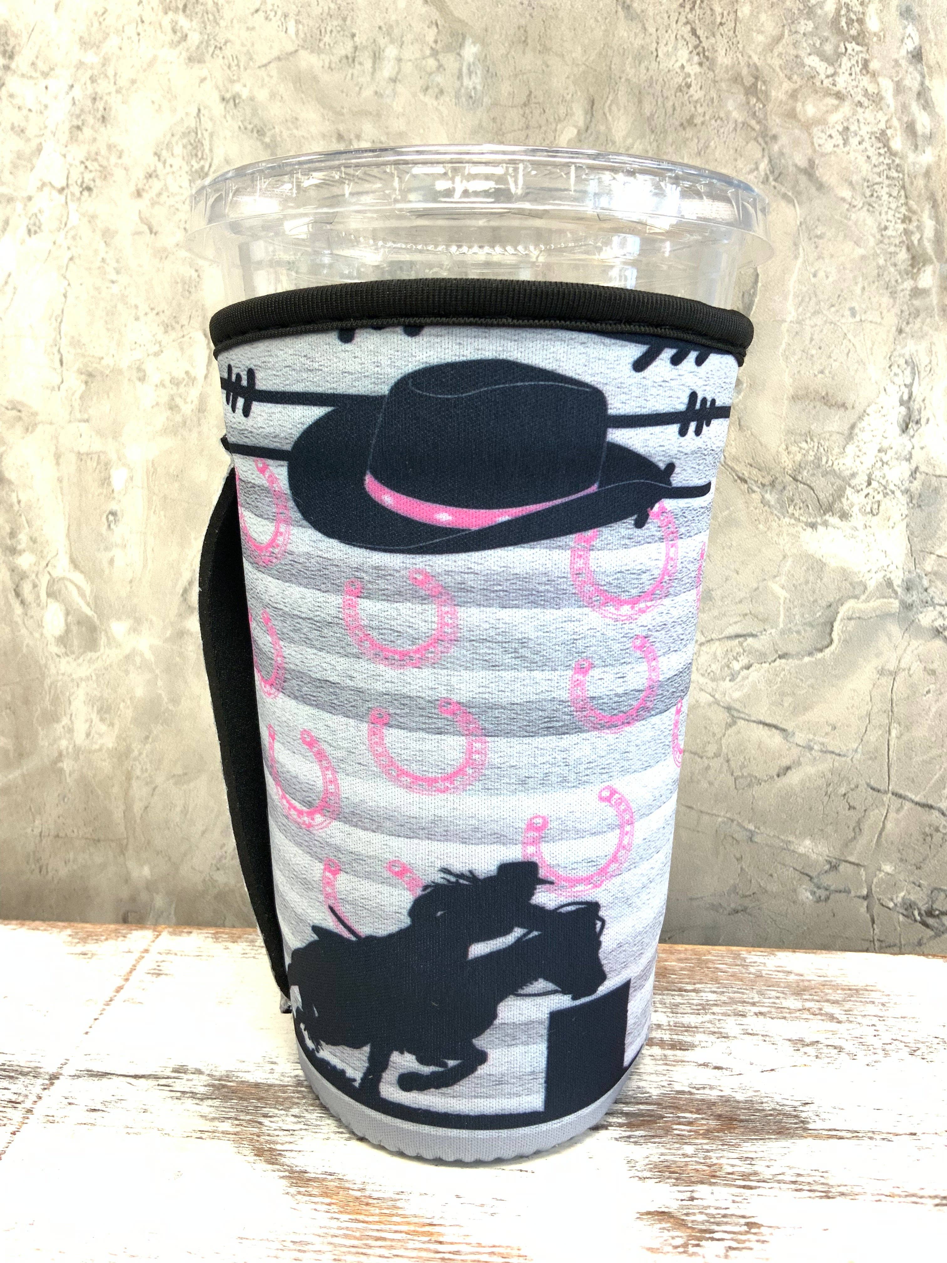 30 OZ Barrell Racer Horse ~ Insulated Cup Cover