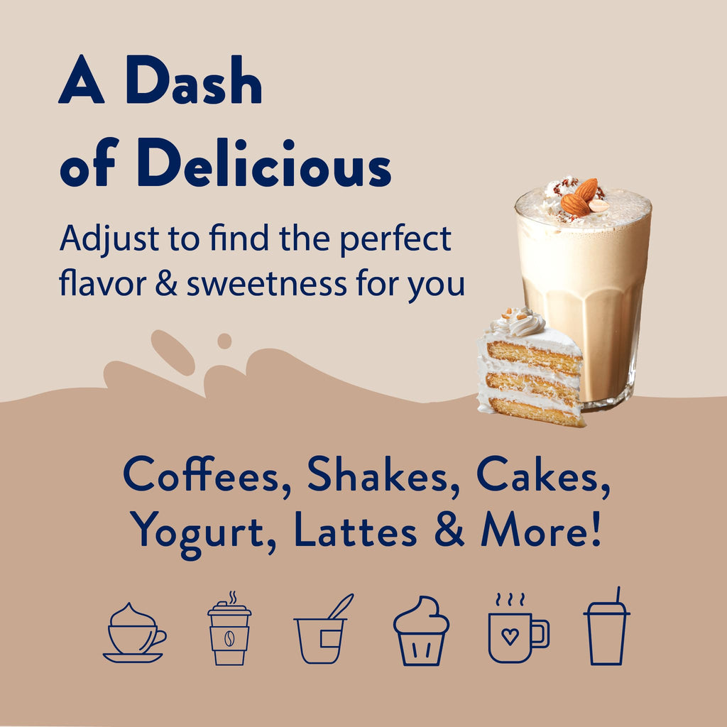 Jordan's Skinny Syrups Sugar Free Coffee Syrup, Italian Wedding Cake Syrup Flavor, 25.4 Fl Oz