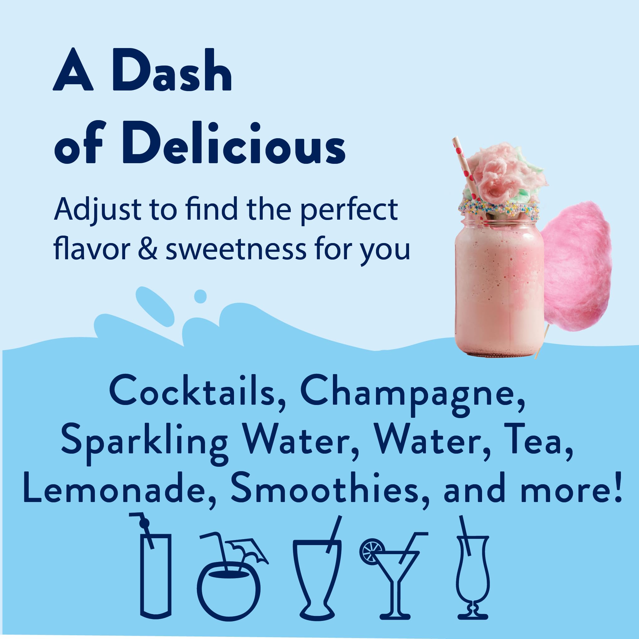 Jordan's Skinny Mixes Sugar Free Syrup, Cotton Candy Flavor,25.4 Fl Oz
