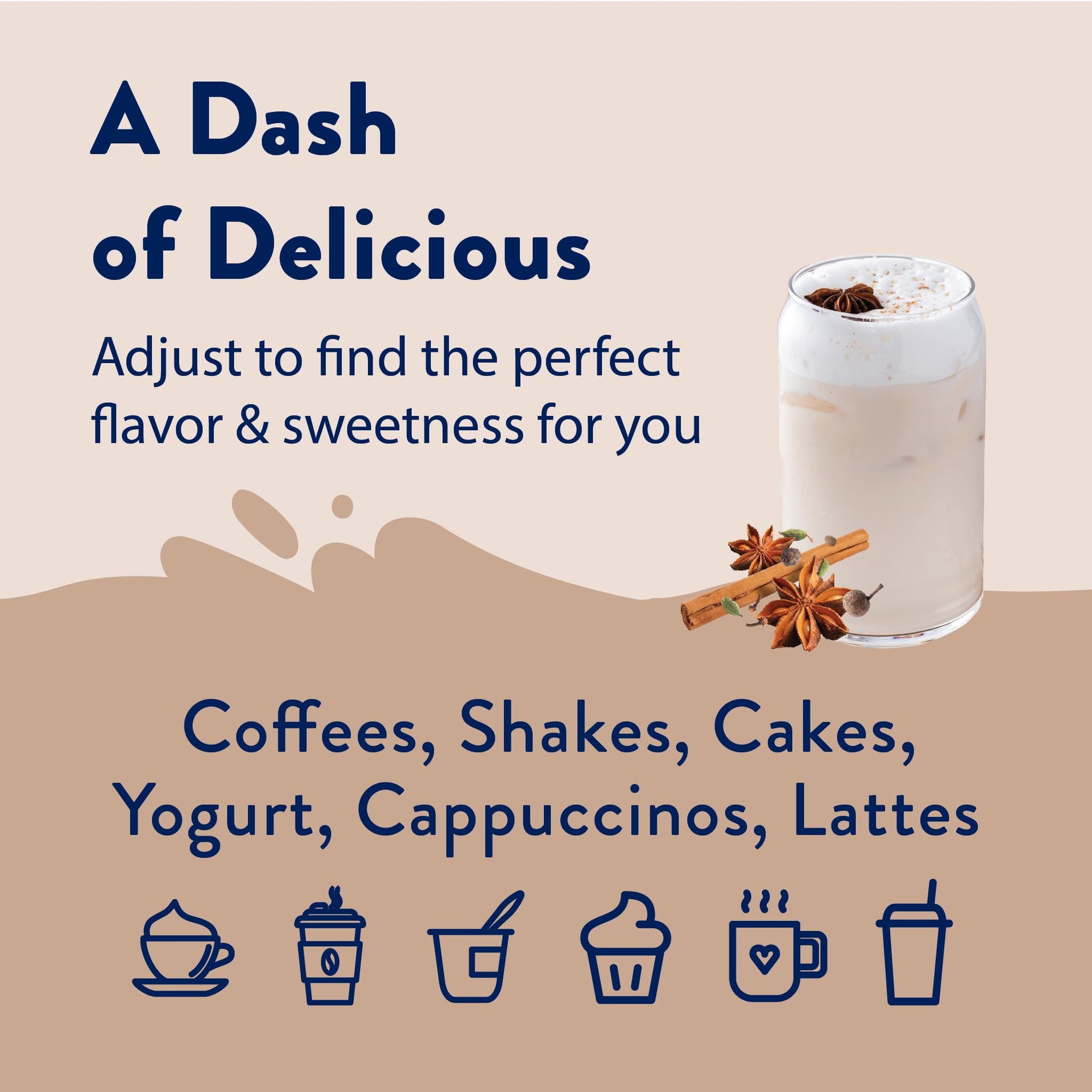 Jordan's Sugar Free Chai Syrup - 25.4oz, Gluten Free, Keto, For Coffee, Latte, Shakes