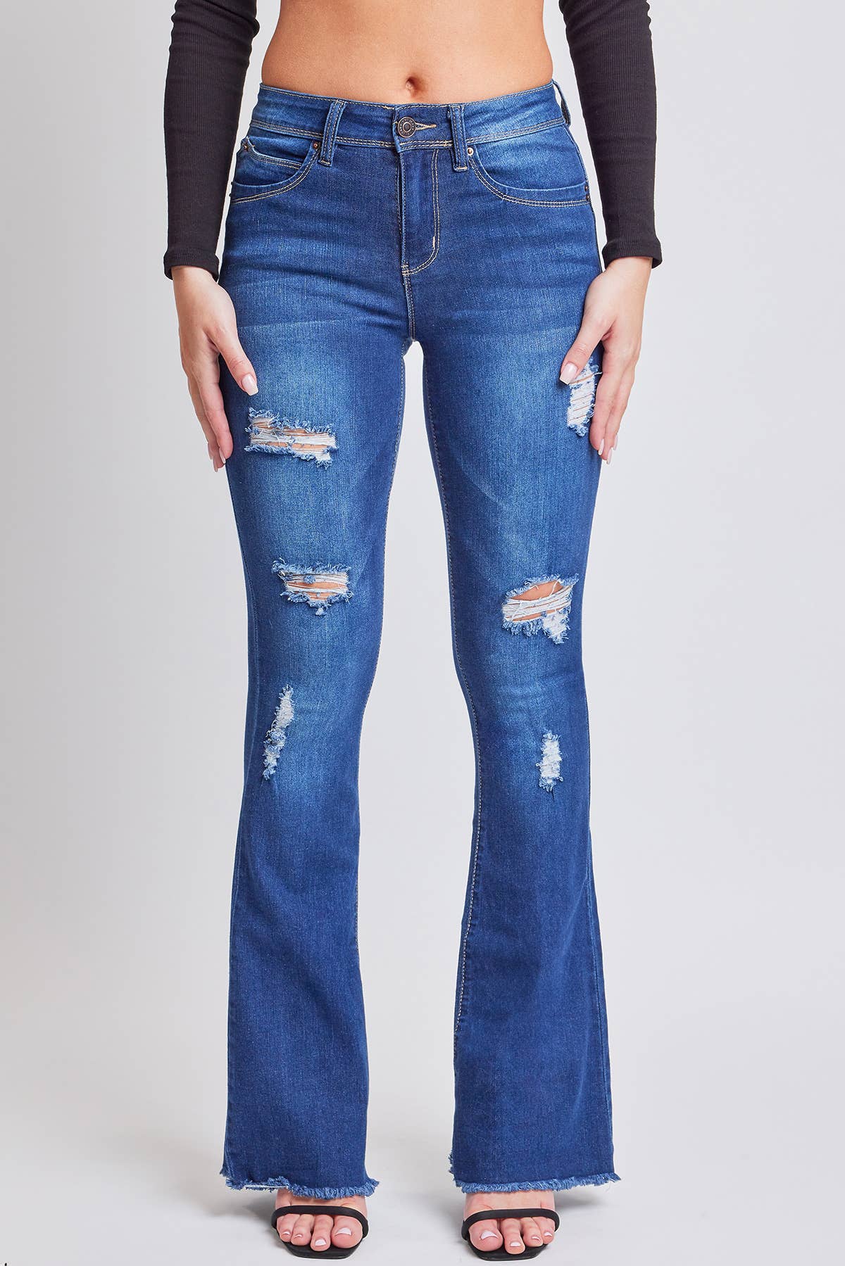 Junior WannaBettaButt High-Rise Super Flare Jean