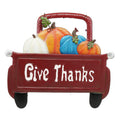 Metal Red Truck Give Thanks Hanger