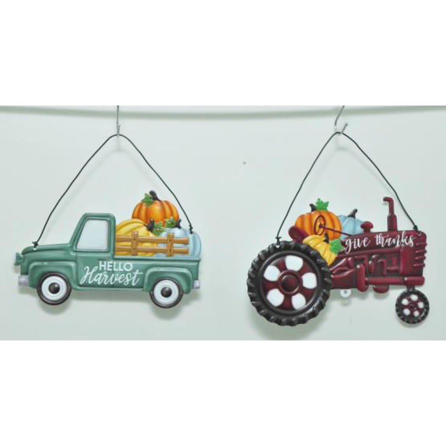 Small metal wall or door hanger