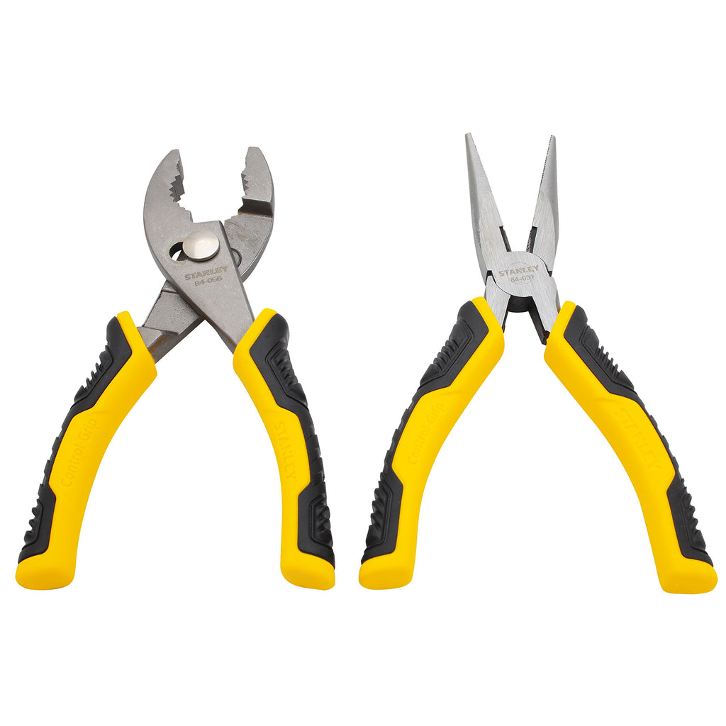 Stanley 6" Control Grip Plier Set,