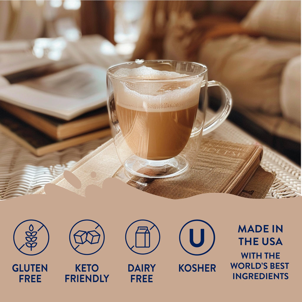 Jordan's Sugar Free Chai Syrup - 25.4oz, Gluten Free, Keto, For Coffee, Latte, Shakes