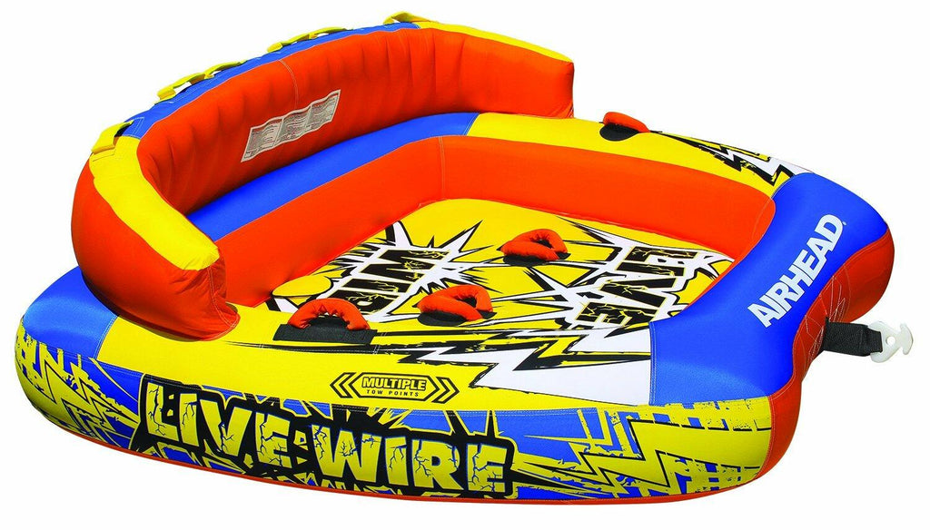 Inflatable water tube towable 