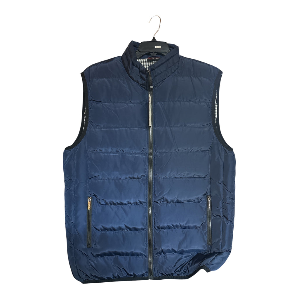 Navy Alpine Swiss vest front view