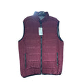 Burgundy Alpine Swiss Vest front view