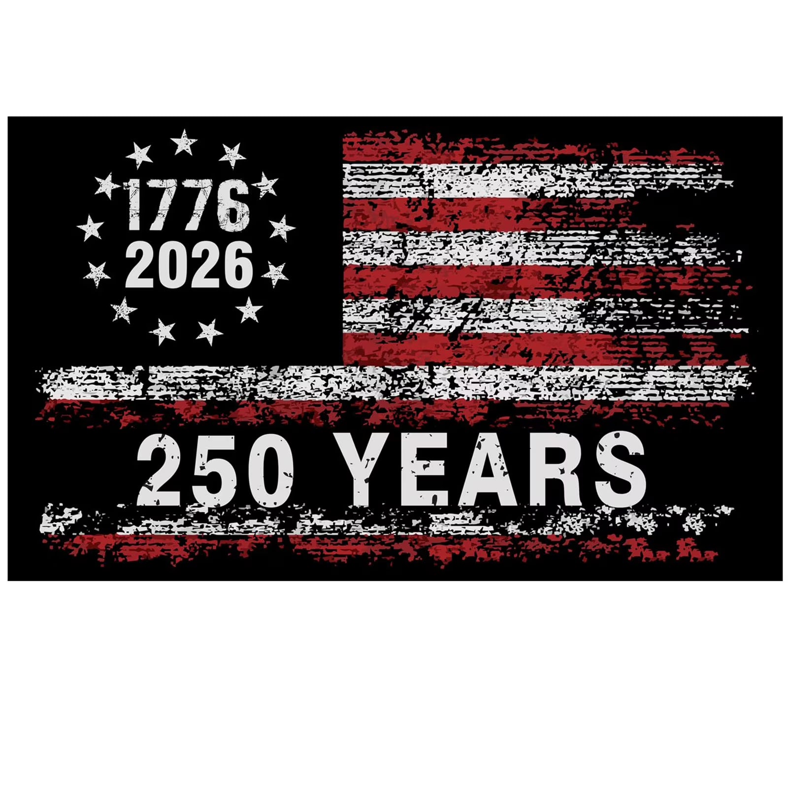 250 Year american flag