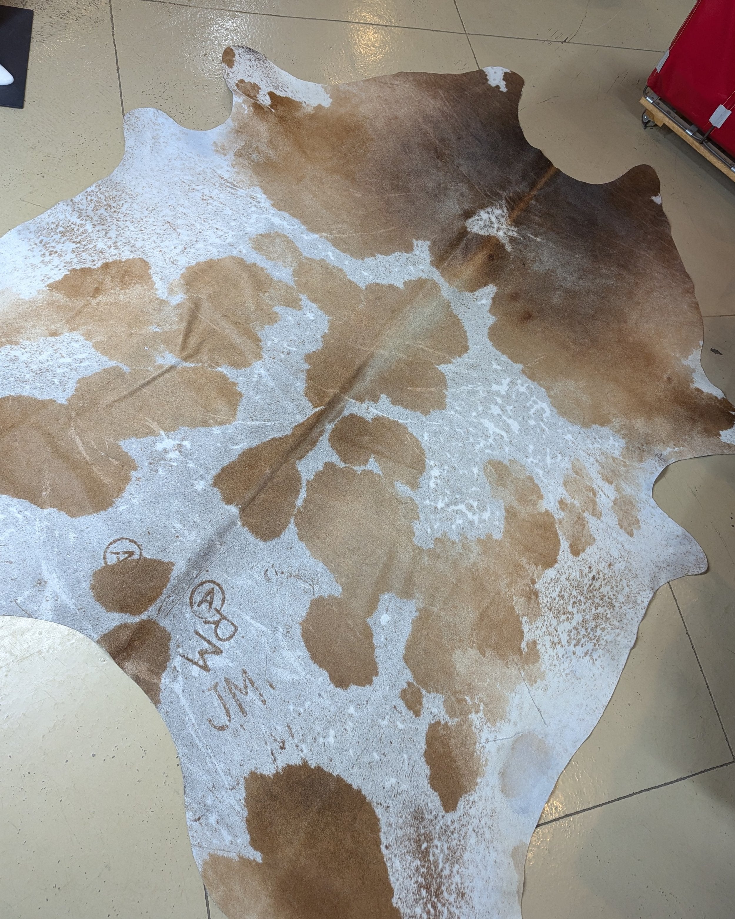 "Annie Oakley" Branded Full Cowhide