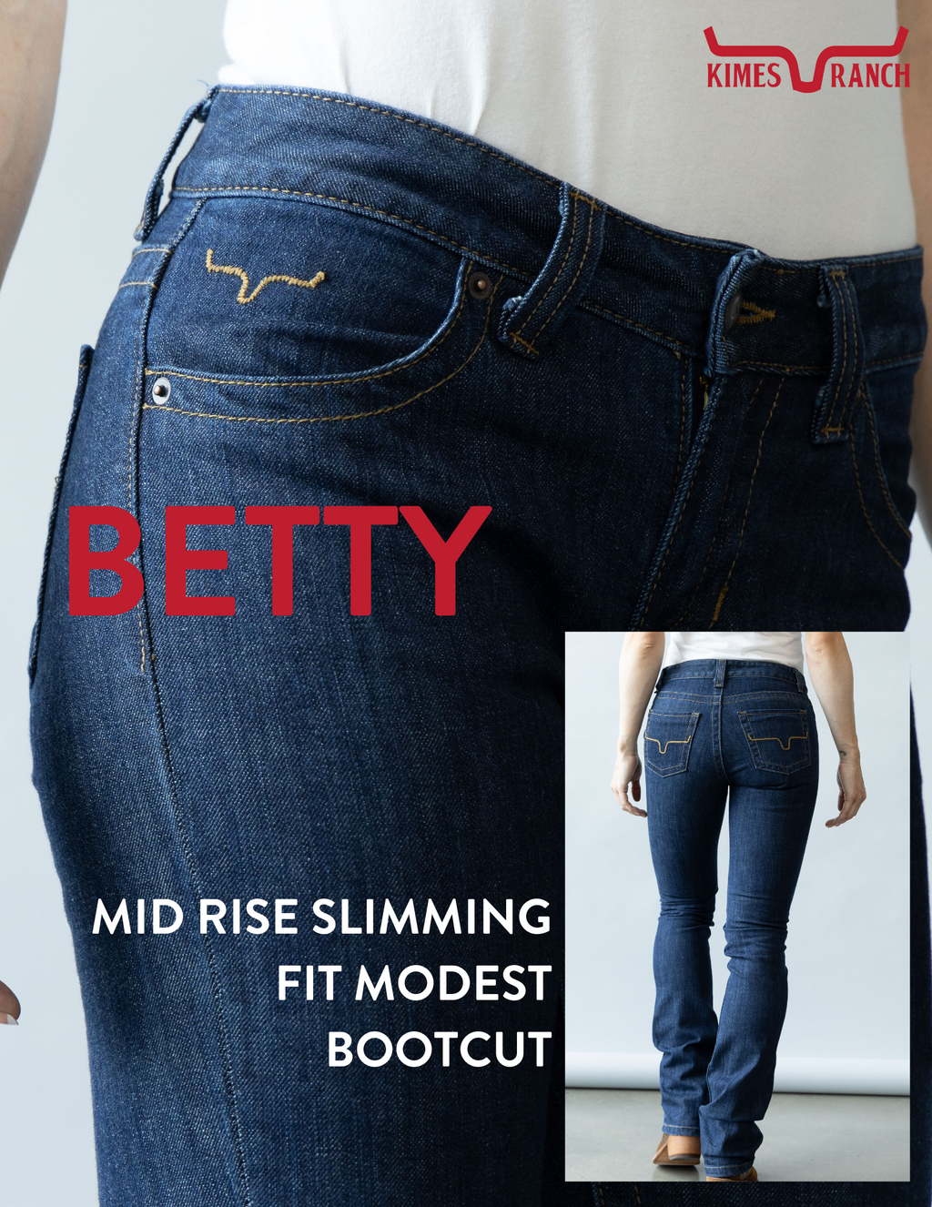Kimes Ranch Betty Jeans Fit guide
