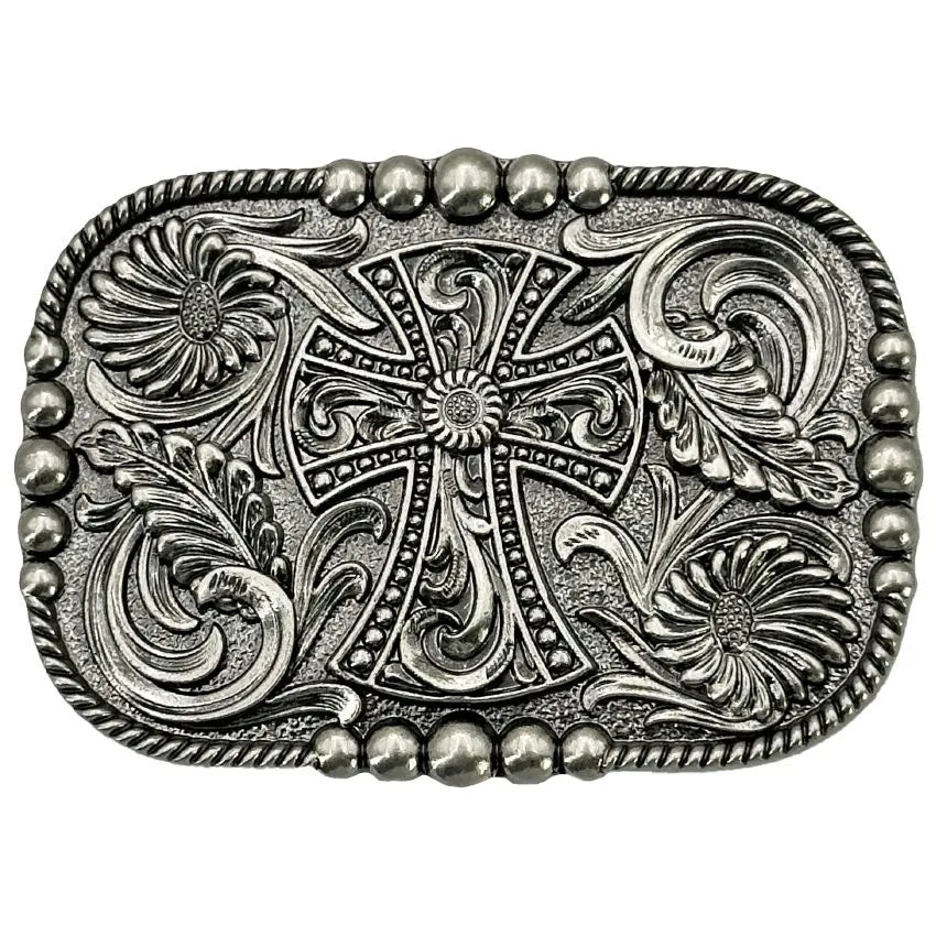 Big Cross Vintage Belt Buckle