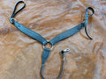 Genuine Leather Breast Collar – USA Made with Biothane Straps