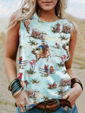Western rodeo tank top in multiple color options