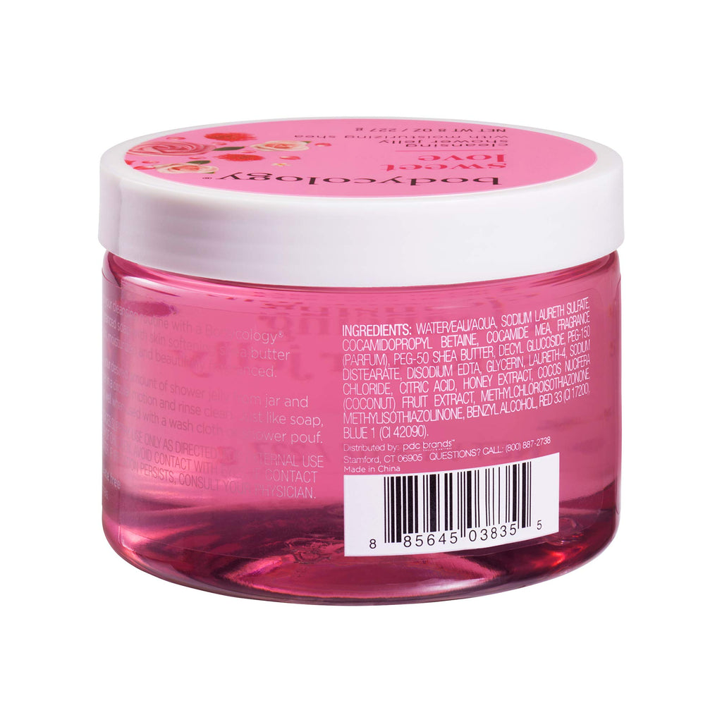 Bodycology Shower Jelly - Gentle Cleanser - Sweet Love - 8 oz