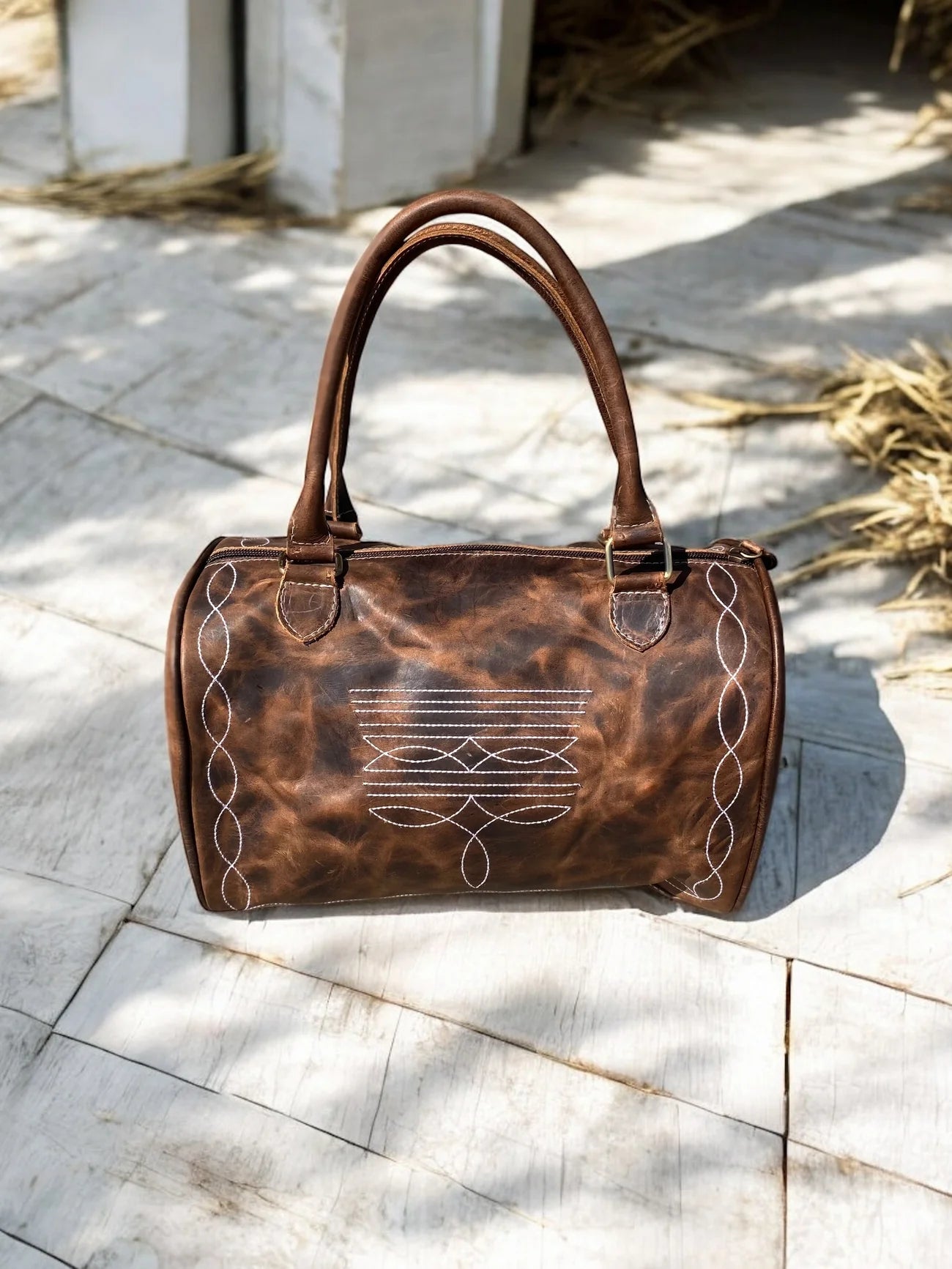 Leather Mini Duffle