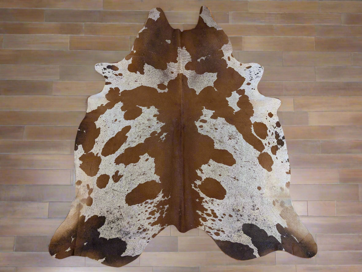 Tri-color cowhide