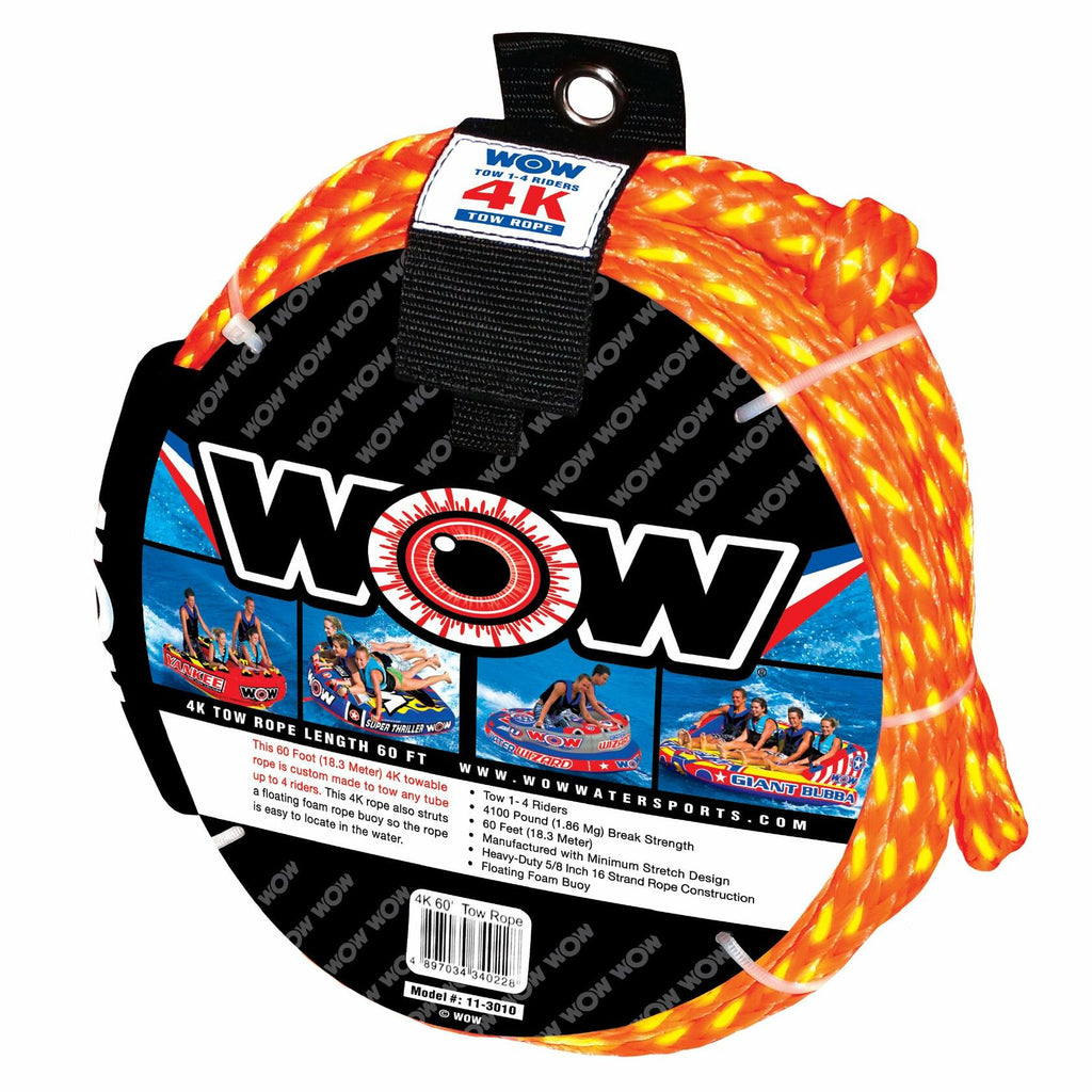 Packaged orange braided rope 