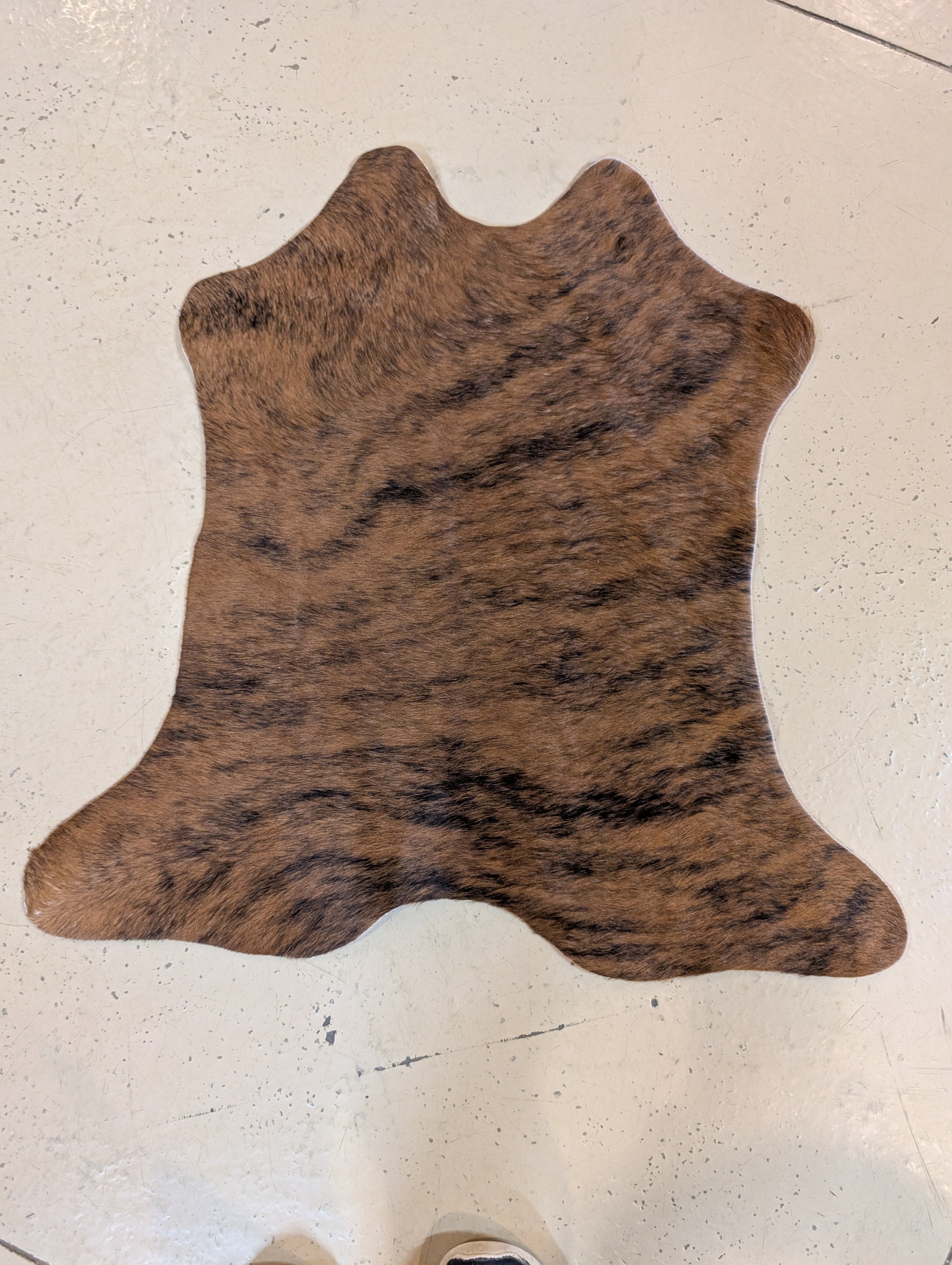 Brindle Small Genuine Cowhide