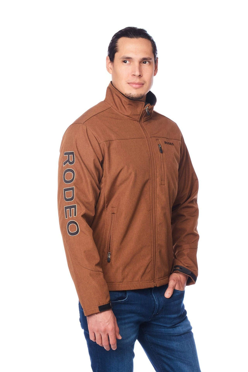 Men's Rodeo Soft Shell Jacket in brown