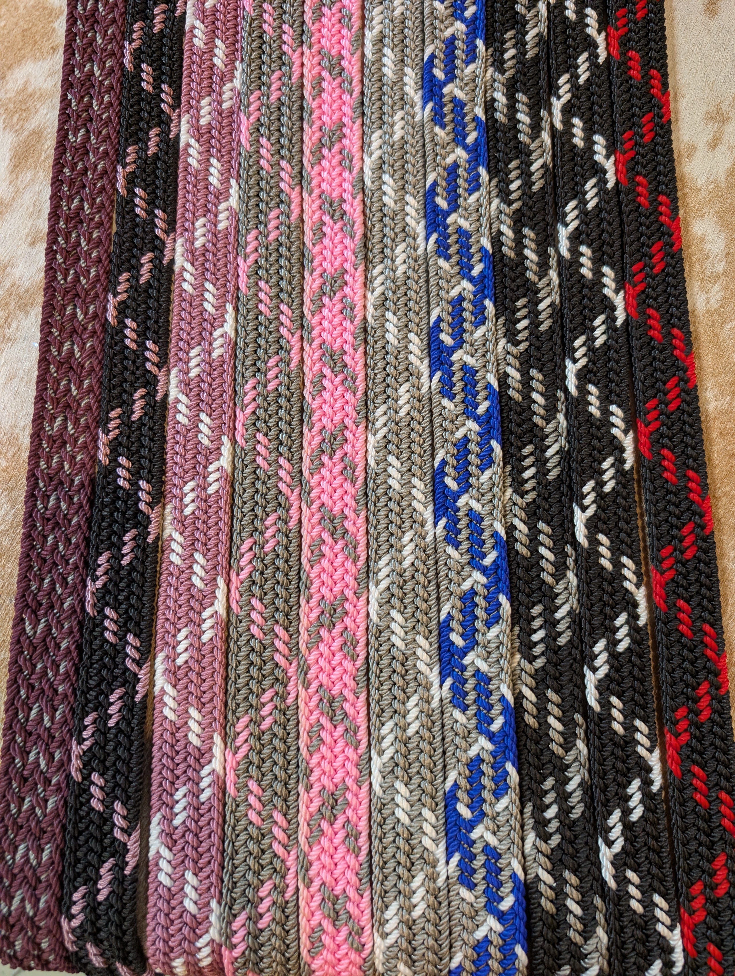 Brushy Creek Retro-Style Nylon Braided Belt