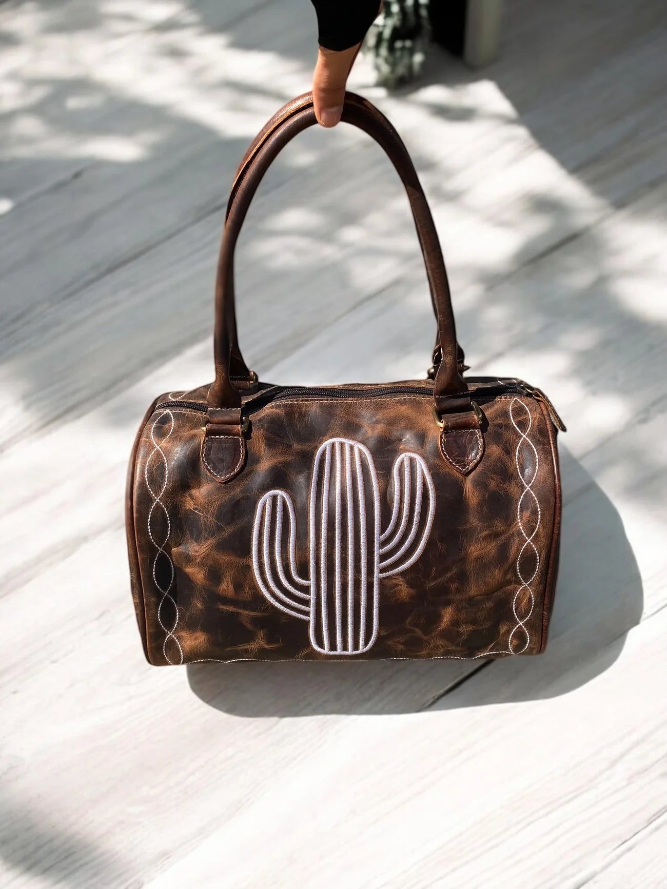 Leather Mini Duffle