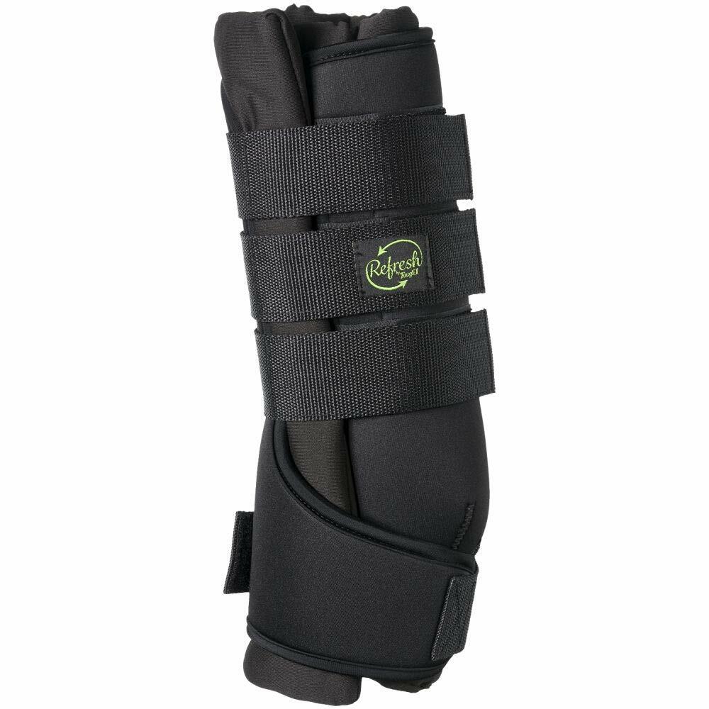 Close-up of ceramic fiber detailing on Tough 1 leg wrap for increased circulation and healing.