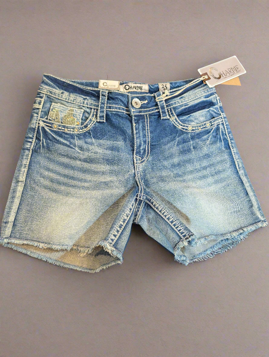 Charme  Mid Rise Jean Shorts