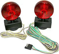 Camco 65142 Magnetic Trailer Light Set with 4-way plug and harness for towing