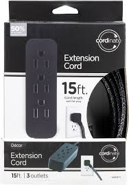 Cordinate 3-Outlet Extension Cord