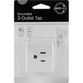 Cordinate 3-Outlet Tap, Cube, White