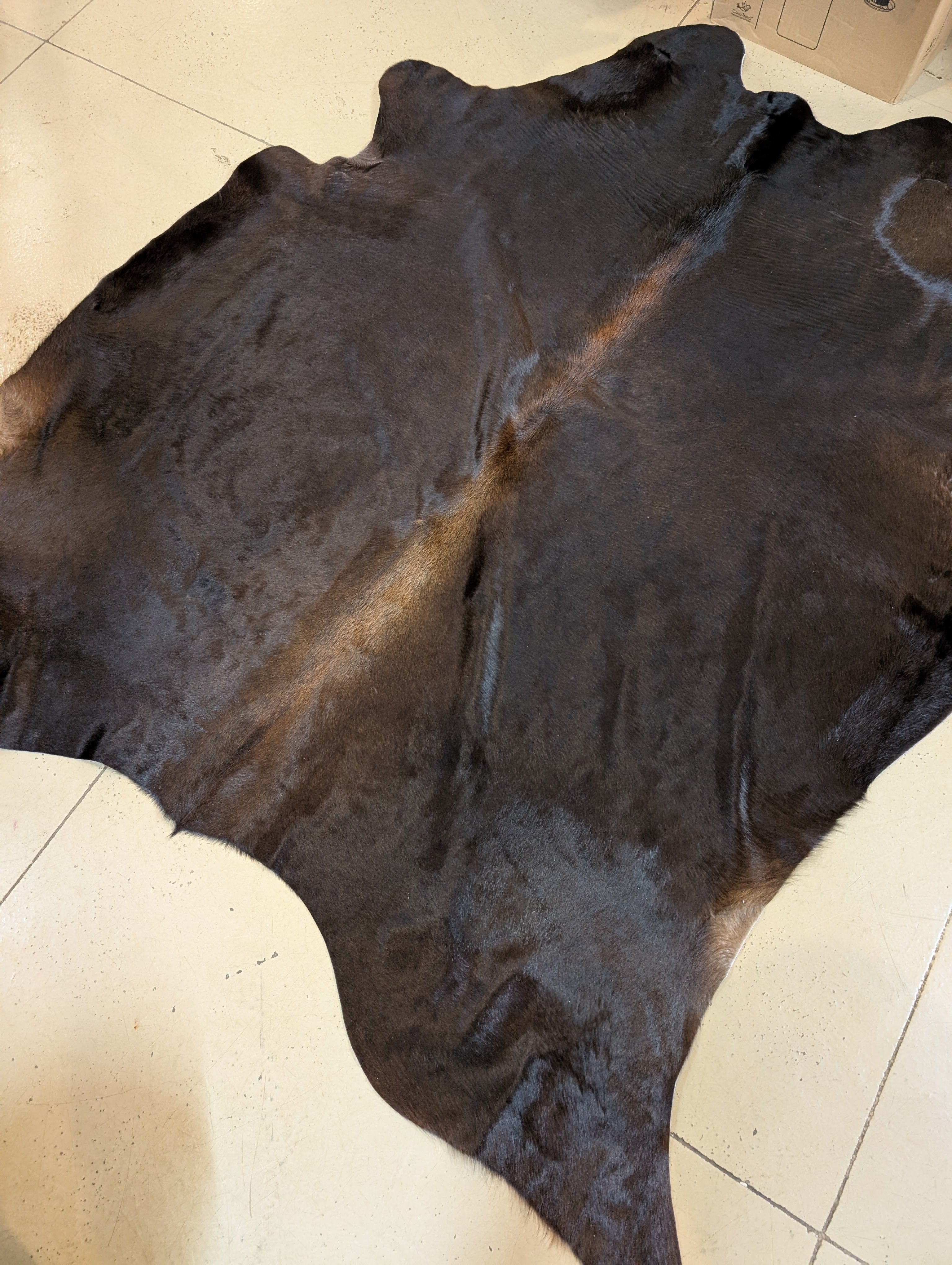 #2 grade cowhide with natural blemishes, perfect for crafts and leatherwork