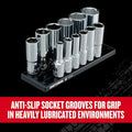 Craftsman V-Series 3/8" Drive SAE Deep Socket Set