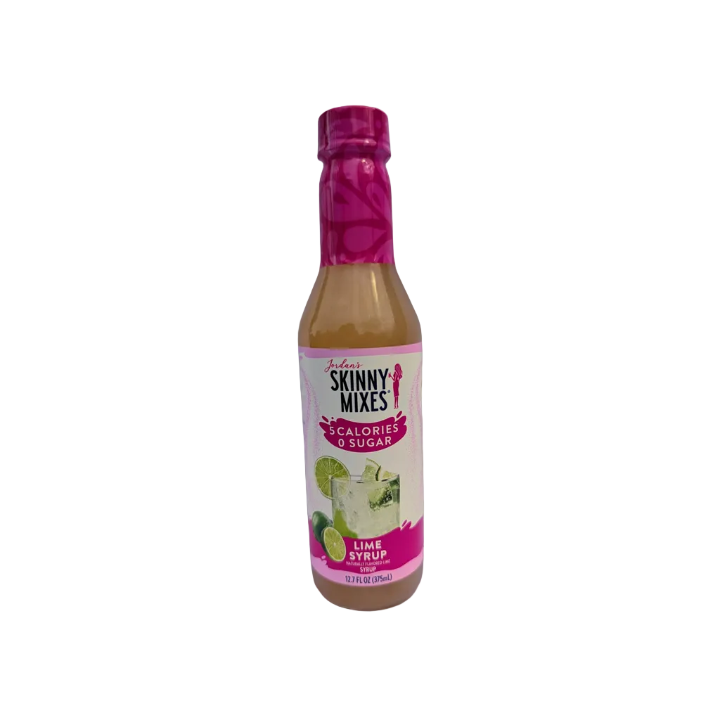 Jordan's Skinny Mixes Sugar Free Lime Syrup, 375ml bottle for cocktails and mocktails