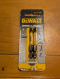 DeWalt impact ready drill bit set packaging on a wooden surface