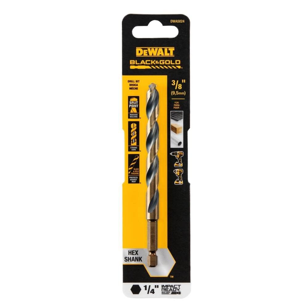 DeWalt drill bit on a white background