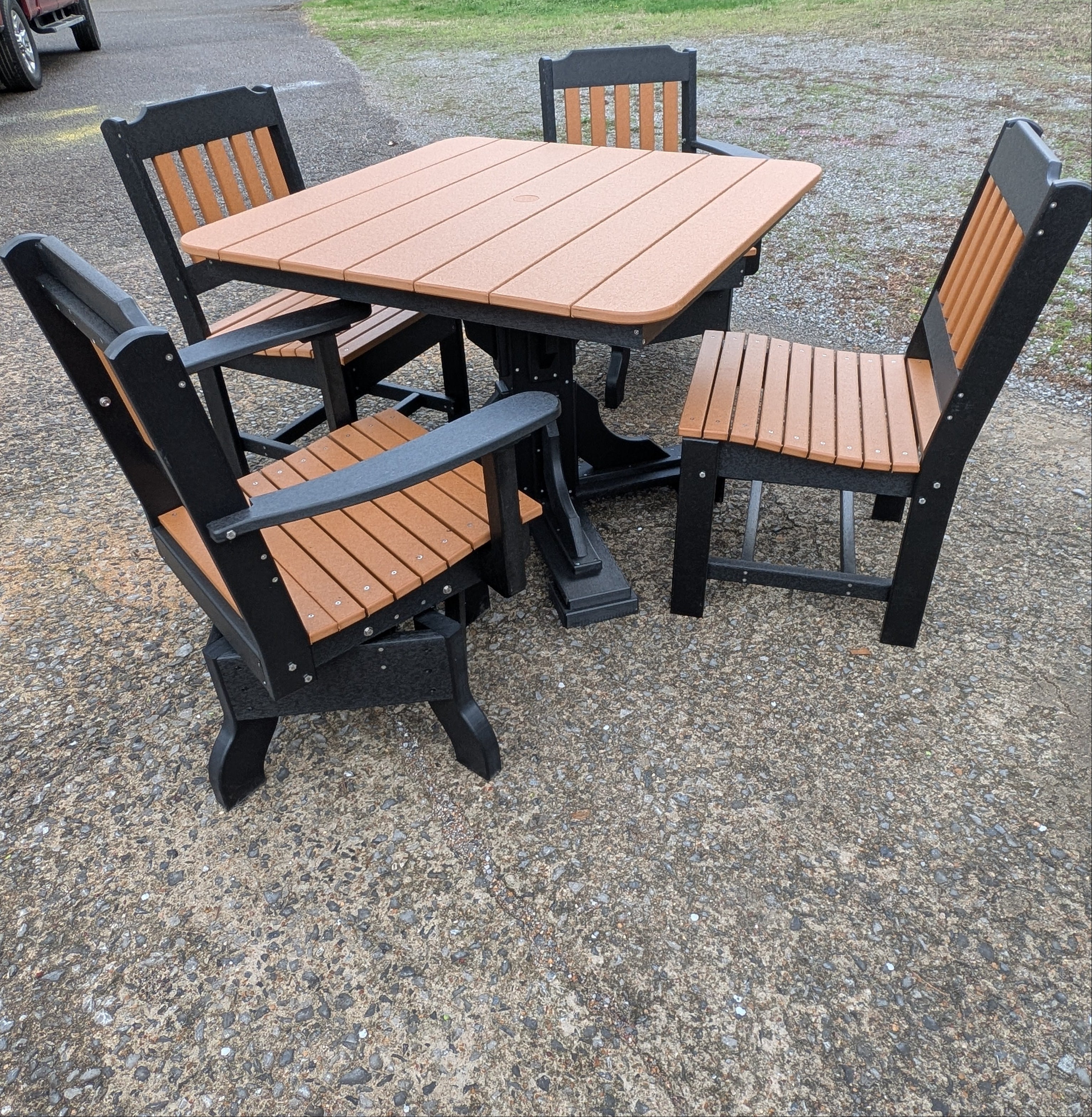 Poly Dining Table and Chairs