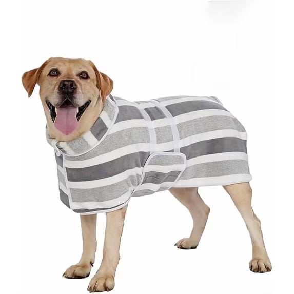 Bathrobe for large dog