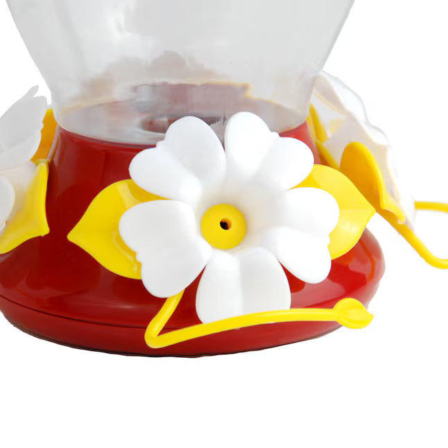 Eight flower feeding ports with comfortable vine perches