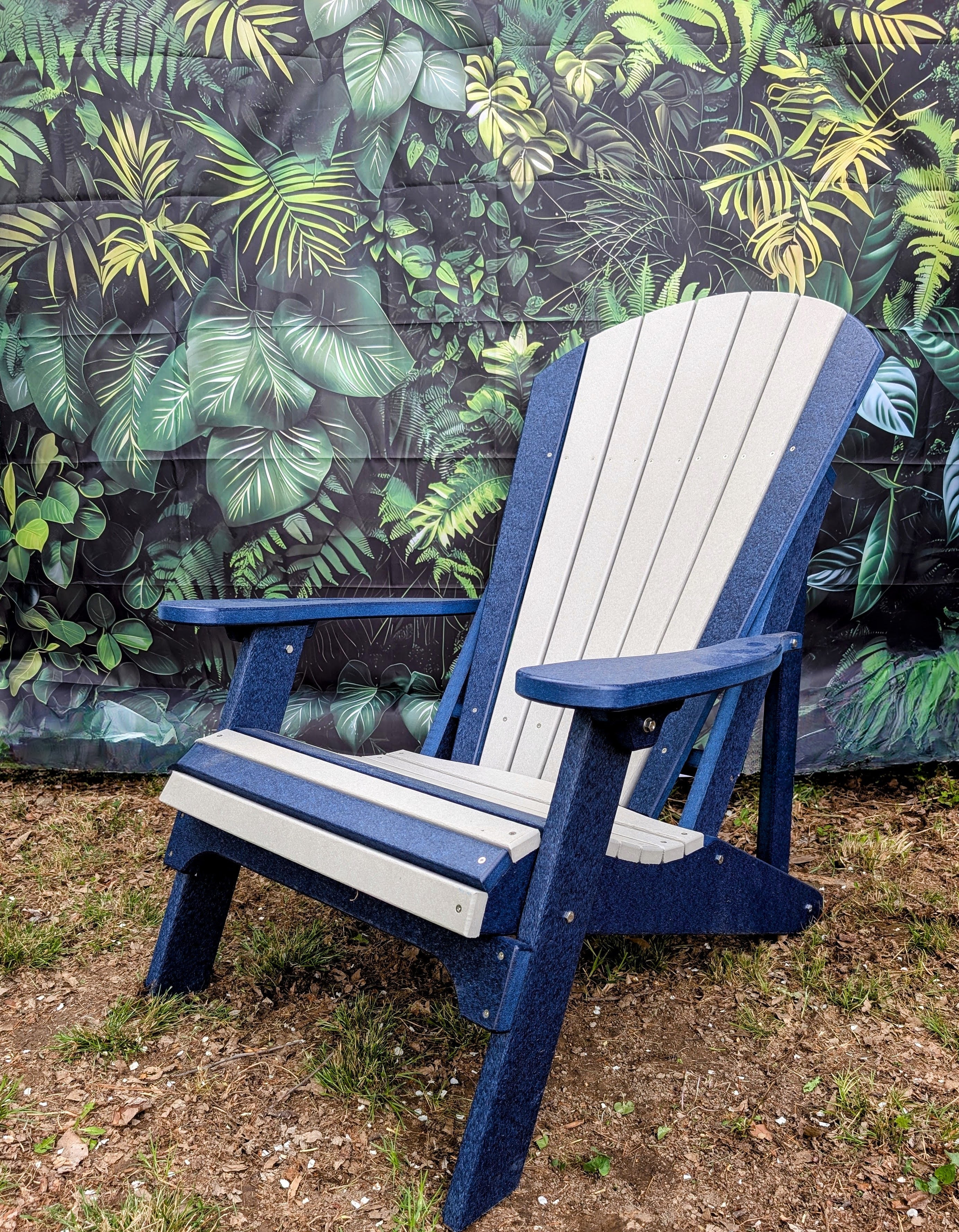 Handcrafted 2ft poly Adirondack chair for porch or patio – Circle Y Poly Furniture