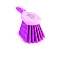 Pink and purple brush with long bristles