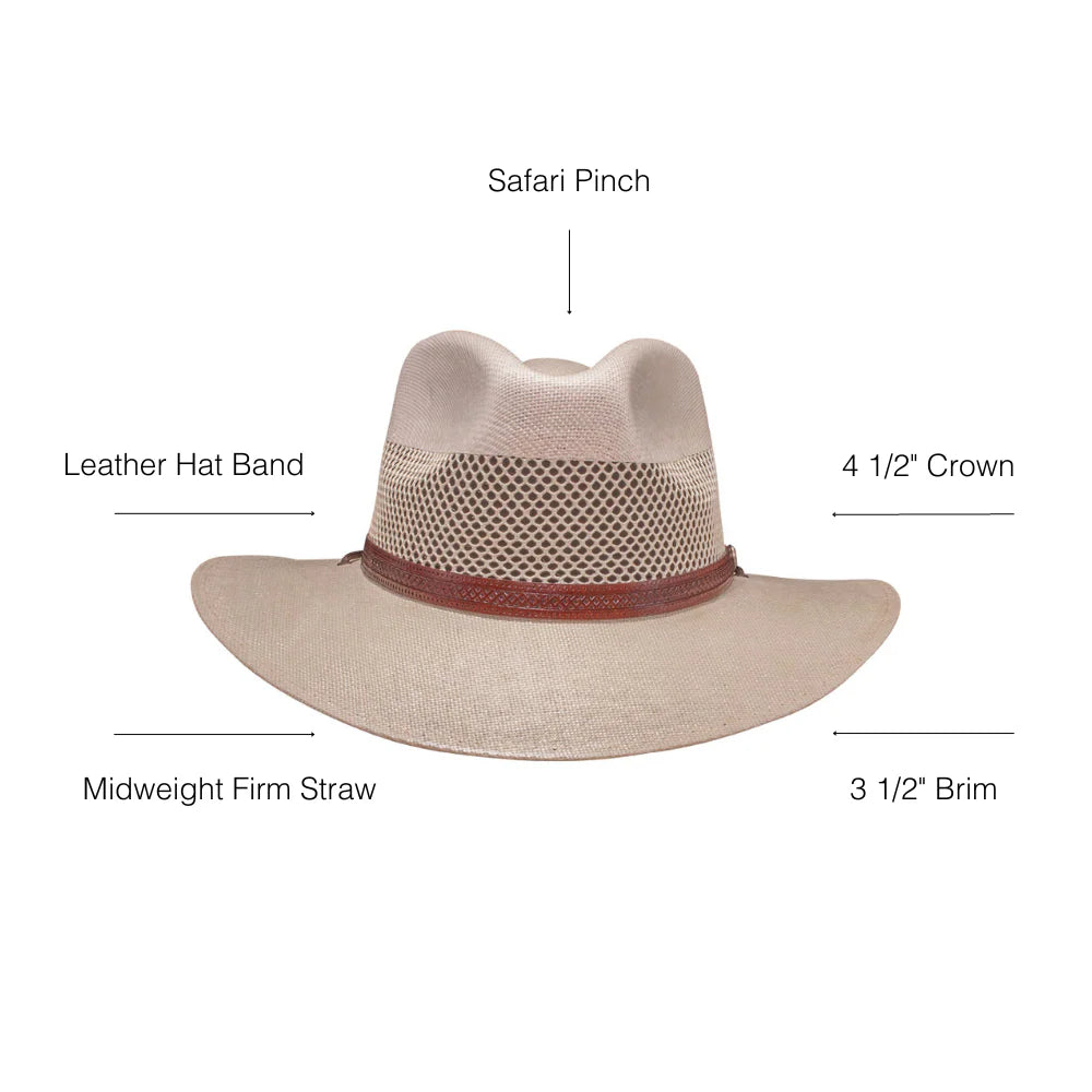 American straw hat in the Florence style